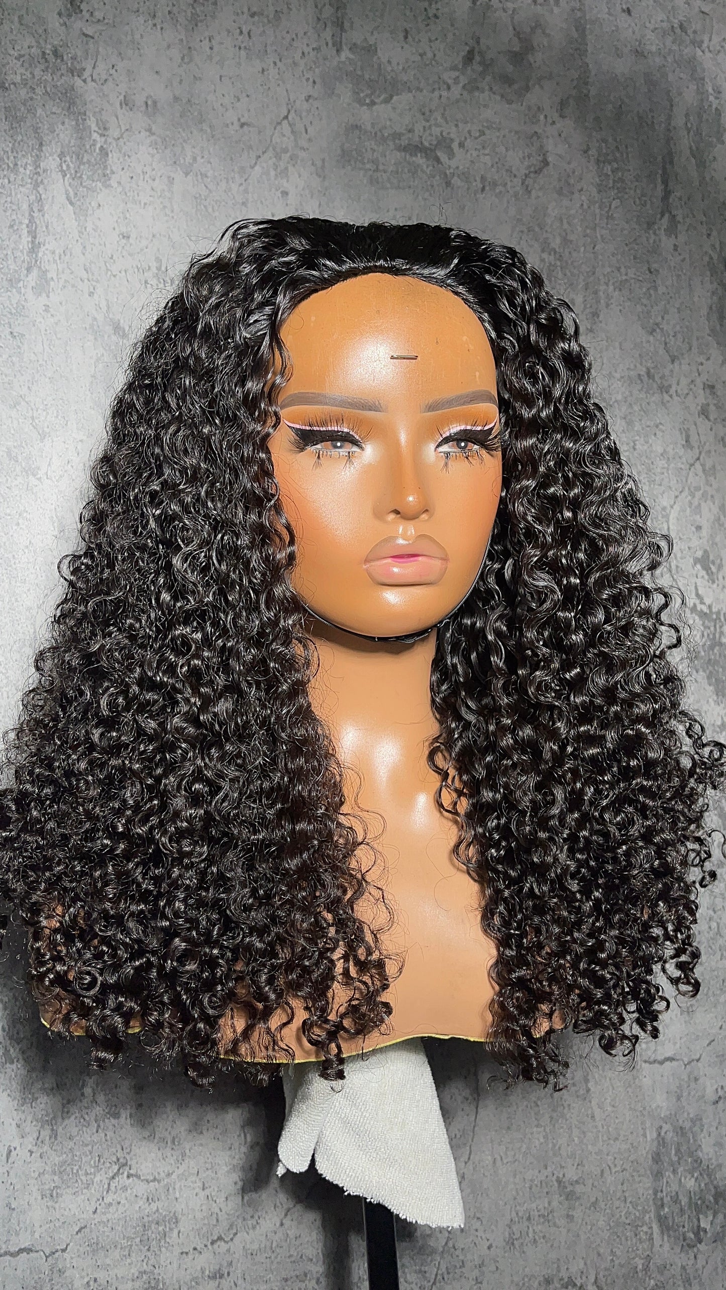 Burmese Curly Half/Flipover Wig