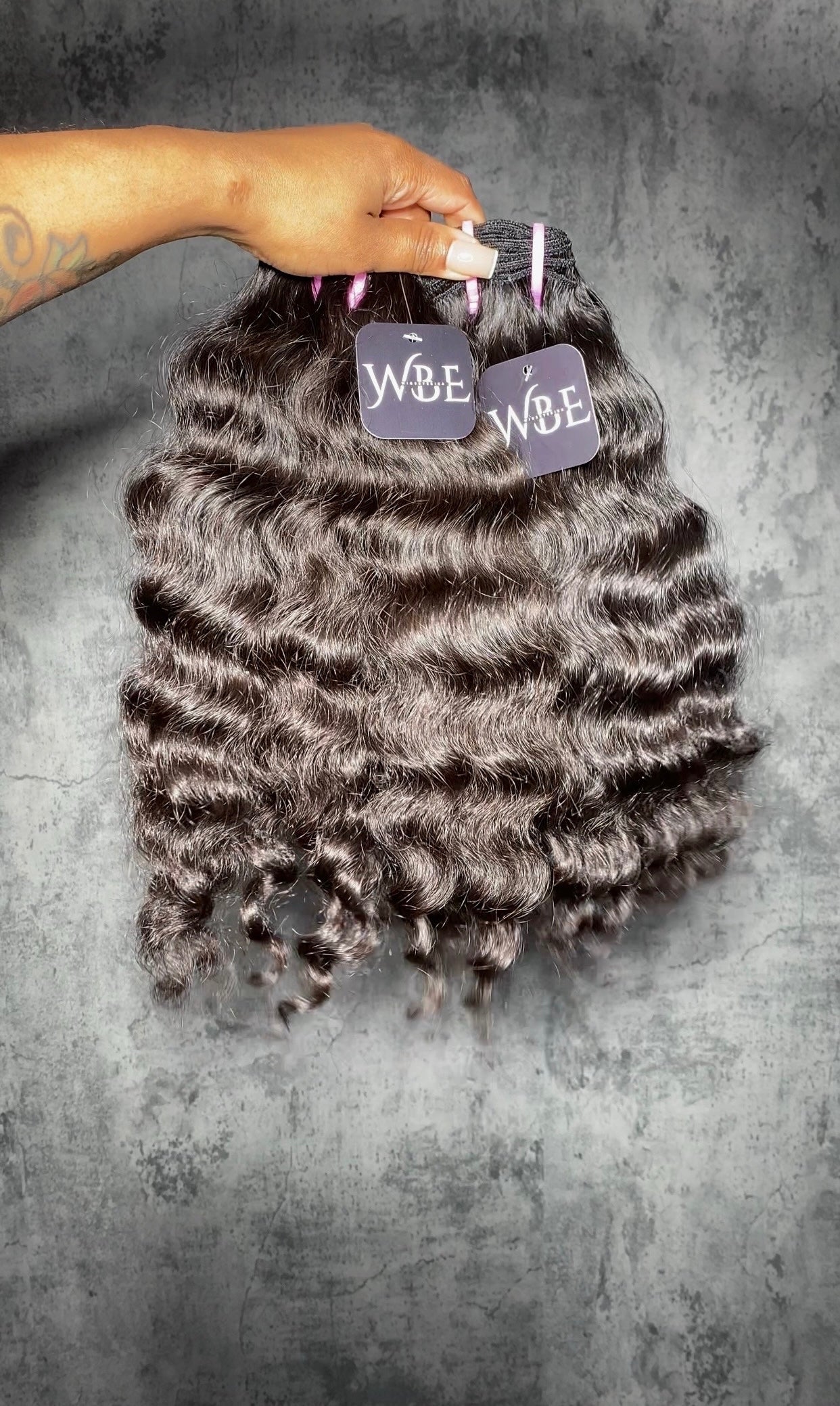 Raw Indian Deep Curly Bundles
