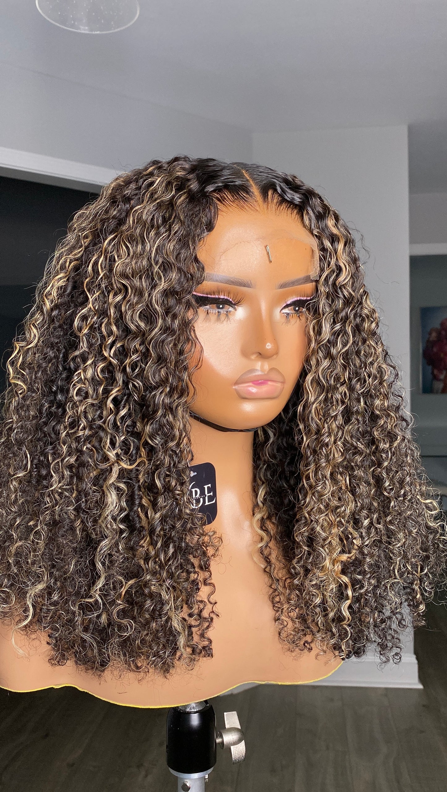 Coily Curly Highlights Wig