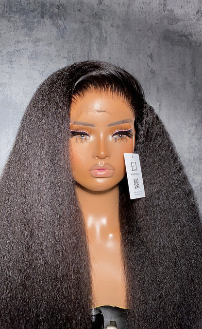 Afro Natural Straight Wig