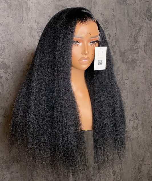 Kinky Straight Full Lace Wig