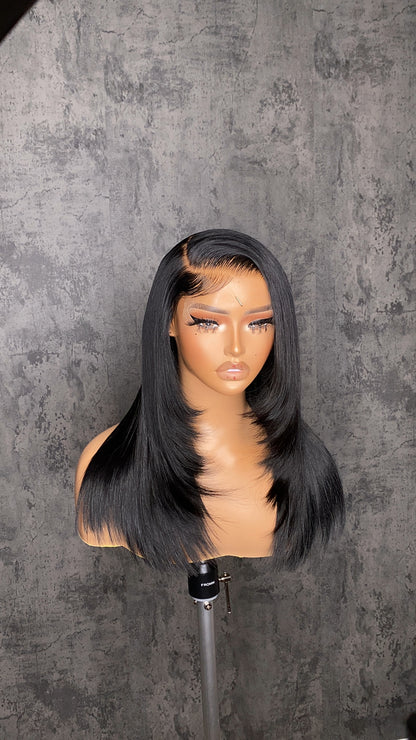 7x7 Straight Closure Wig