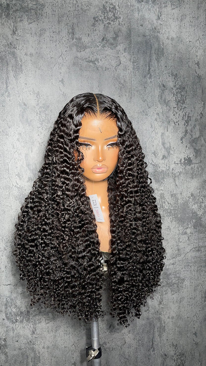 Burmese Curly Closure Wig