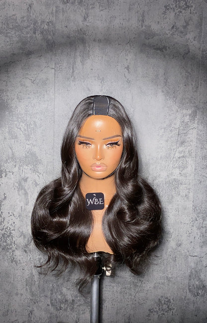 Raw Indian Wavy U-Part Wigs