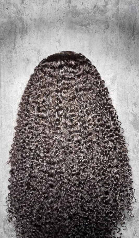 Burmese Curly Half Wig