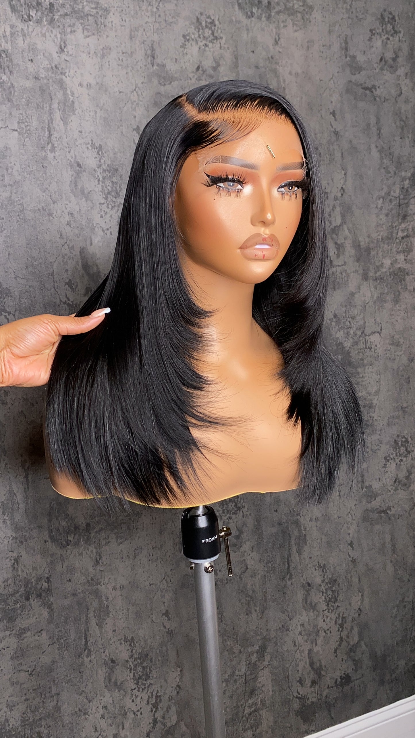 7x7 Straight Closure Wig