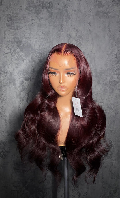 Burgundy Wig