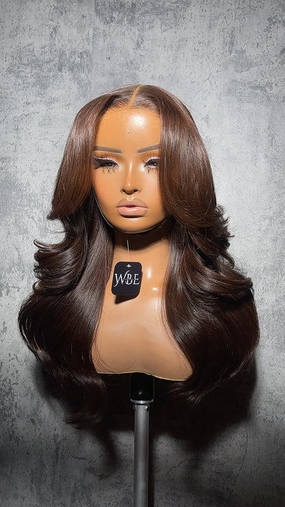 Cinnamon Brown Wig