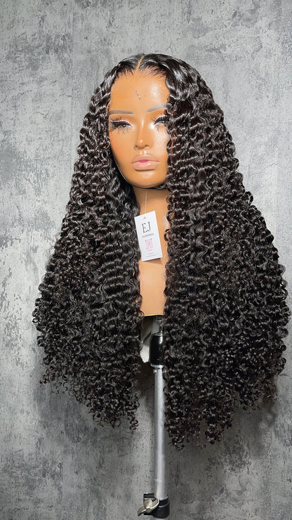 Burmese Curly Closure Wig