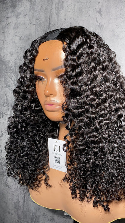 Burmese Curly V/UPart Wig (READY TO SHIP)