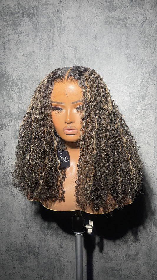 Coily Curly Highlights Wig
