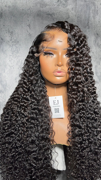 Burmese Curly Closure Wig