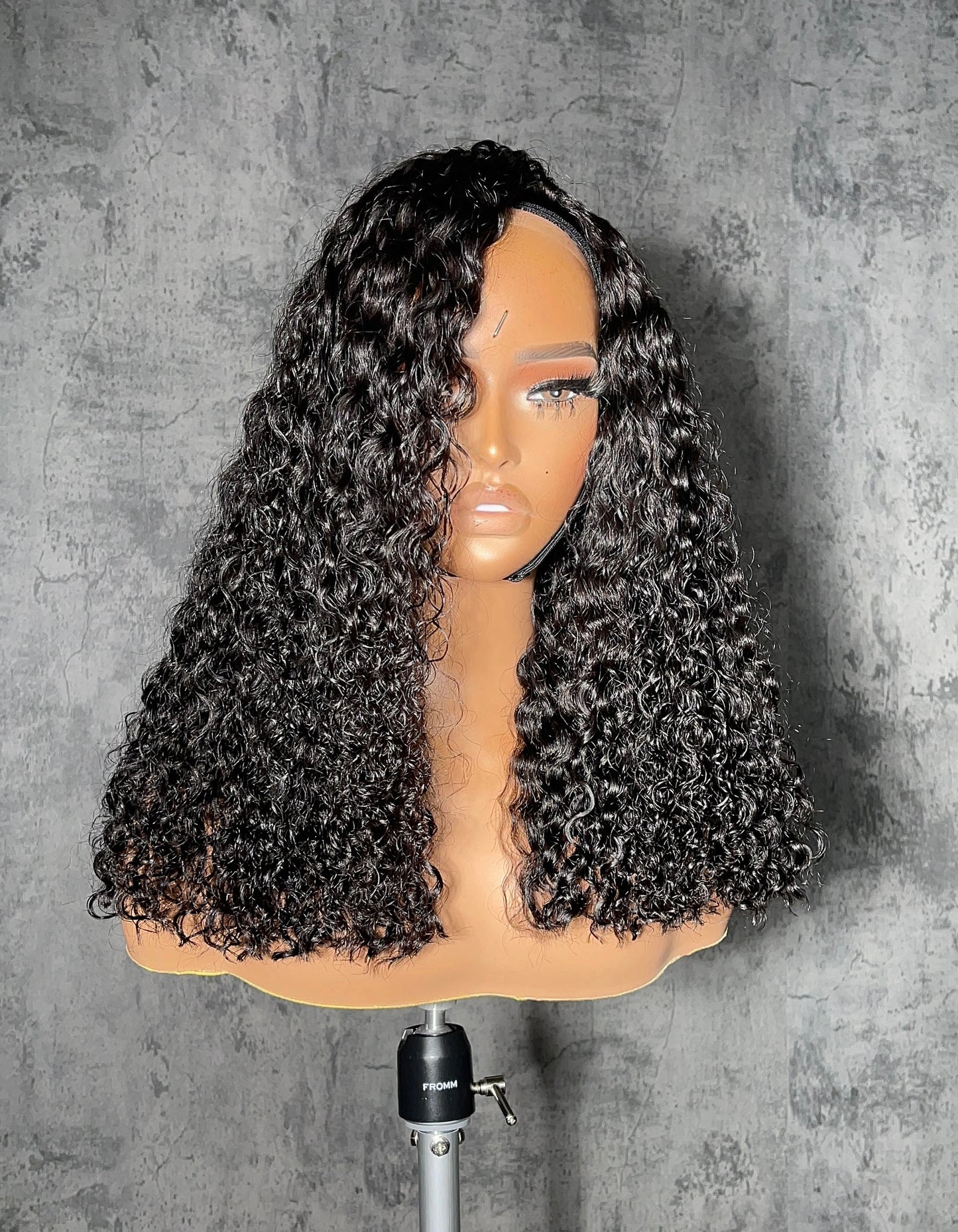 *New* Glueless Half/FlipOver Curly Wig