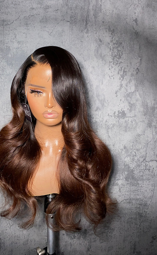 🧸 Soft Brown Wig "Raw Hair"