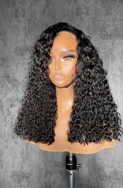 *New* Glueless Half/FlipOver Curly Wig