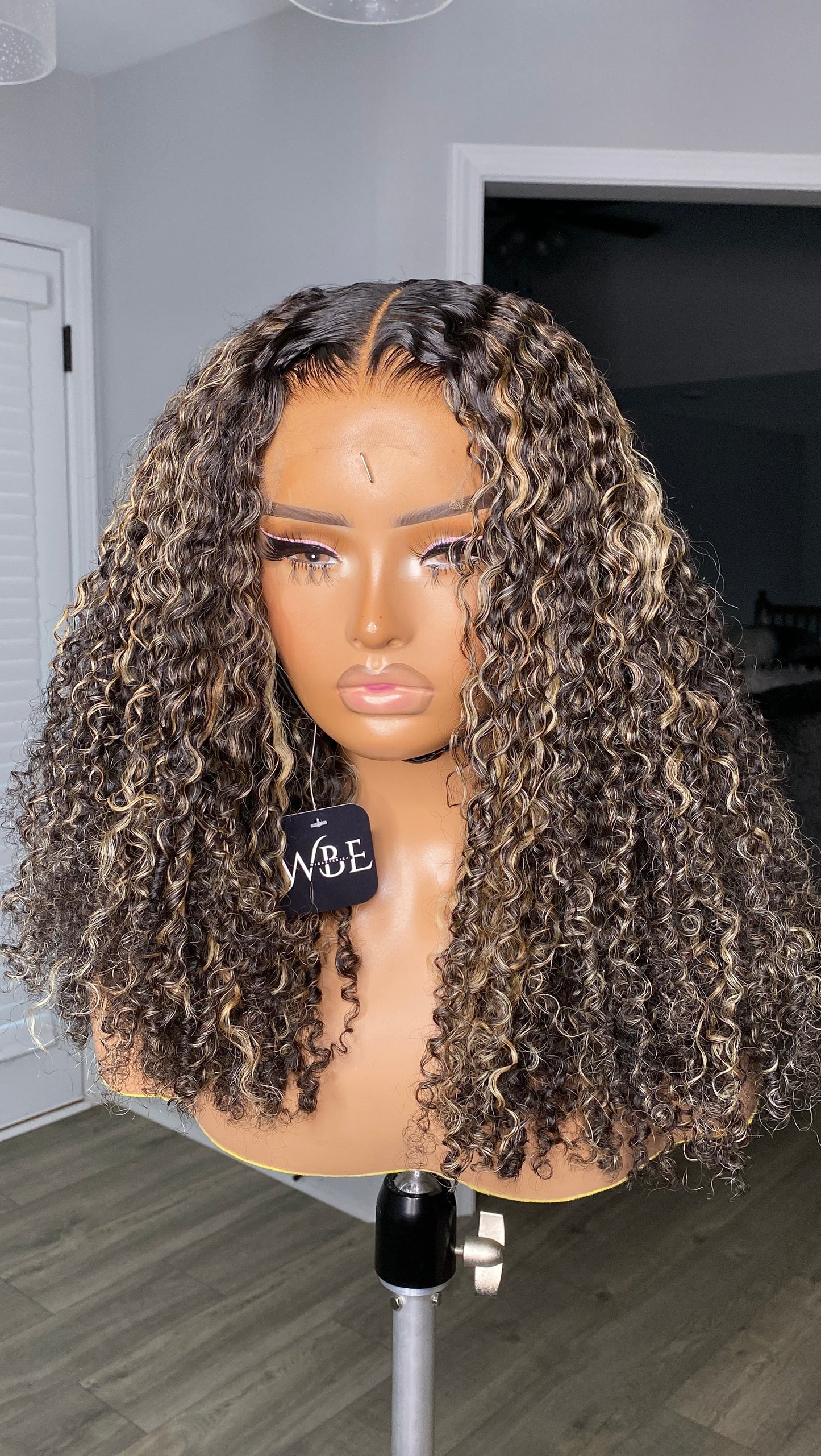Coily Curly Highlights Wig