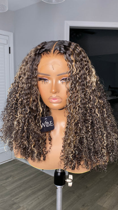 Coily Curly Highlights Wig