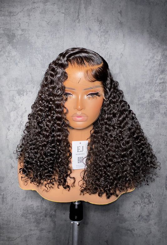 Burmese Curly Closure Wig