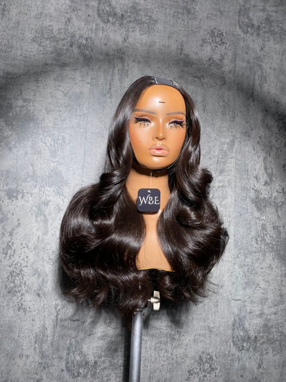 Raw Indian Wavy U-Part Wigs