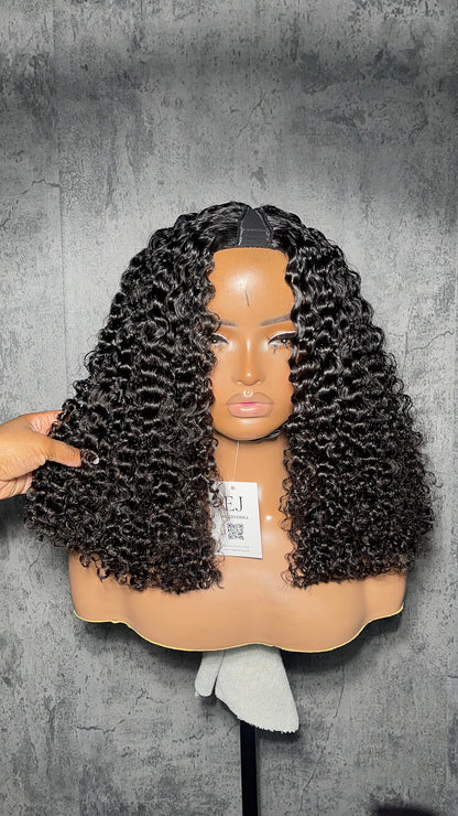Burmese Curly V/Upart Wig