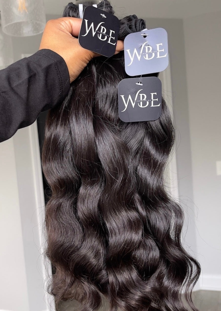 Raw Cambodian Wave Bundles