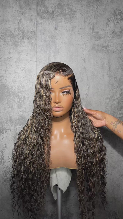 Curly Highlights Wig
