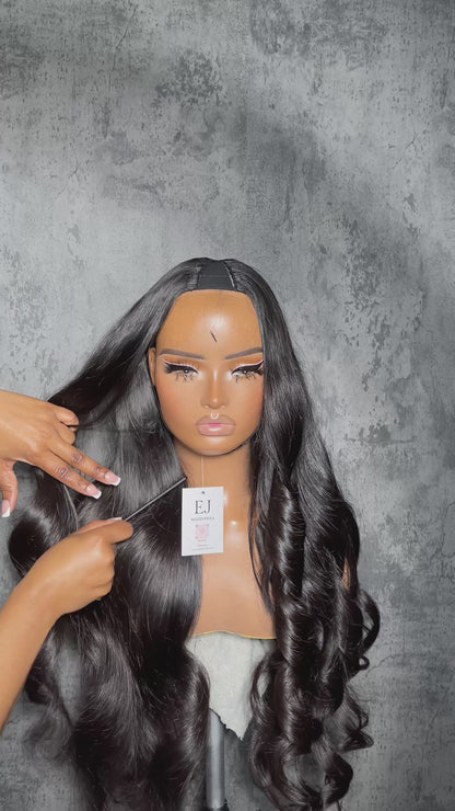 Indian Wavy Upart, Vpart, Half Wig (4 Bundles)