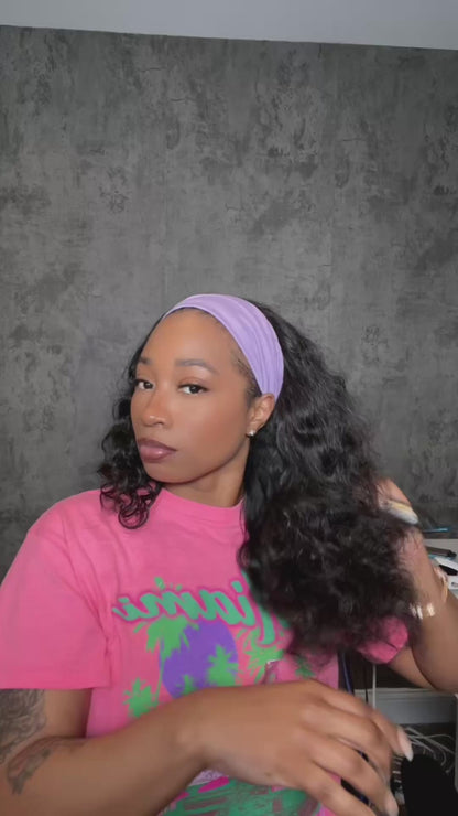 Raw Indian Natural Curly Flip-Over/Half Wig