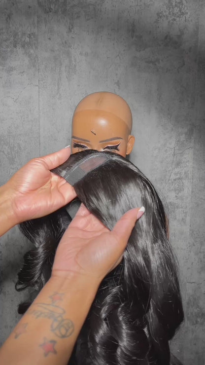 Cambodian Wavy Upart, Vpart, Half Wig