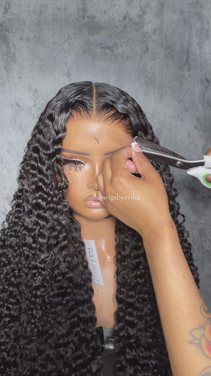 Burmese Curly Closure Wig