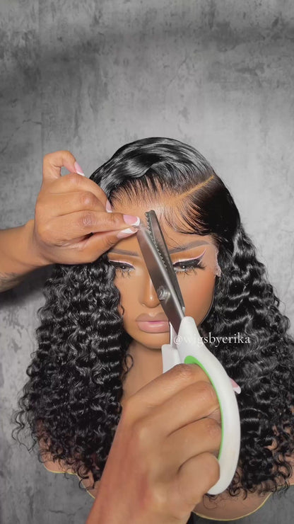 Burmese Curly Closure Wig