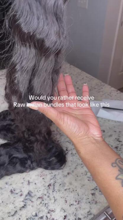 Raw Indian Natural Curly